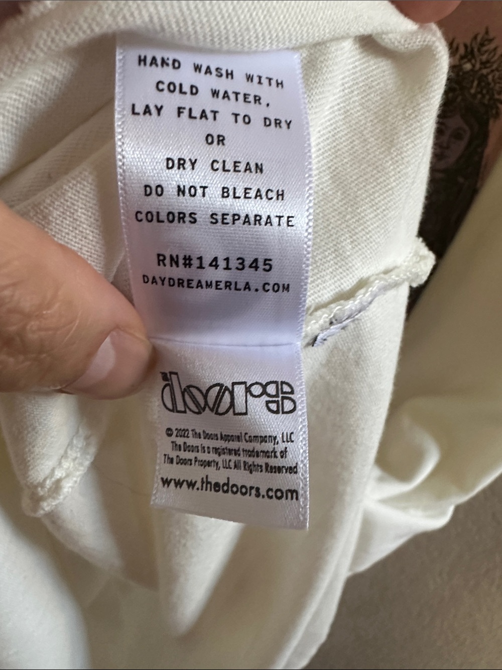 Free People x DAYDREAMER | The Doors T-Shirt Dress | XL - Picture 8 of 10
